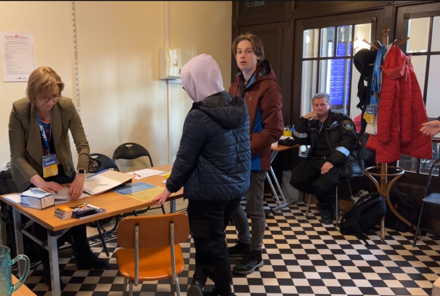 Punkt informacyjny na dworcu PKP